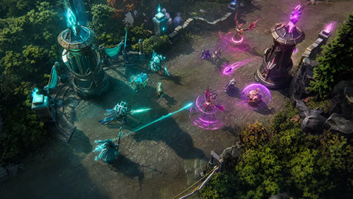 MOBA arena lane